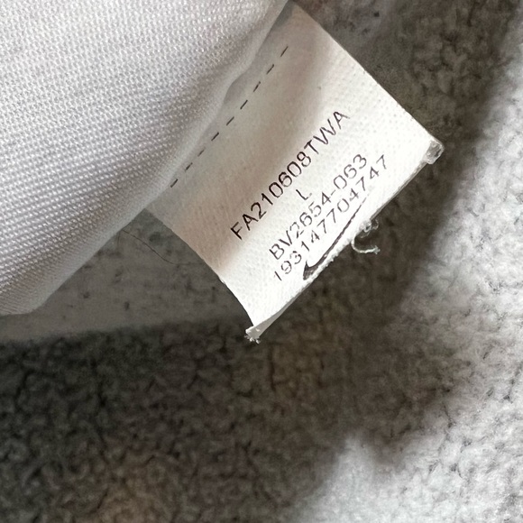 Nike Club Fleece Hoodie Sweatshirt Grey Size Large - Picture 4 of 9